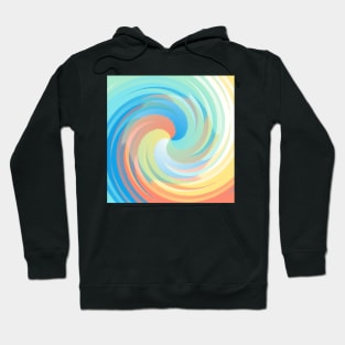 Swirl of  Colorful Triangles Hoodie